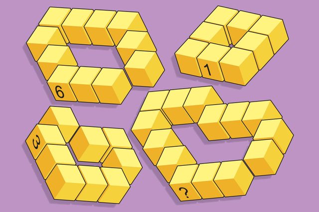 Number blocks math problem illustration
