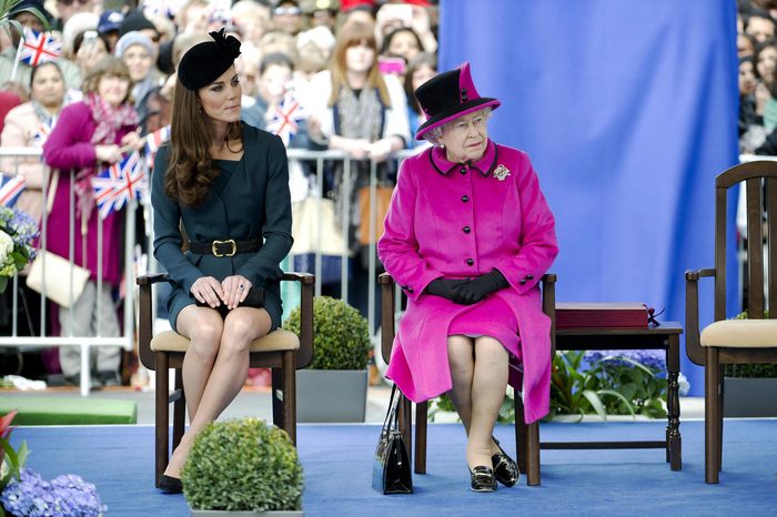 queen elizabeth and kate middleton