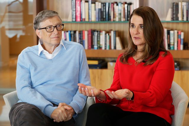 Bill Gates and Melinda Gates, 2018