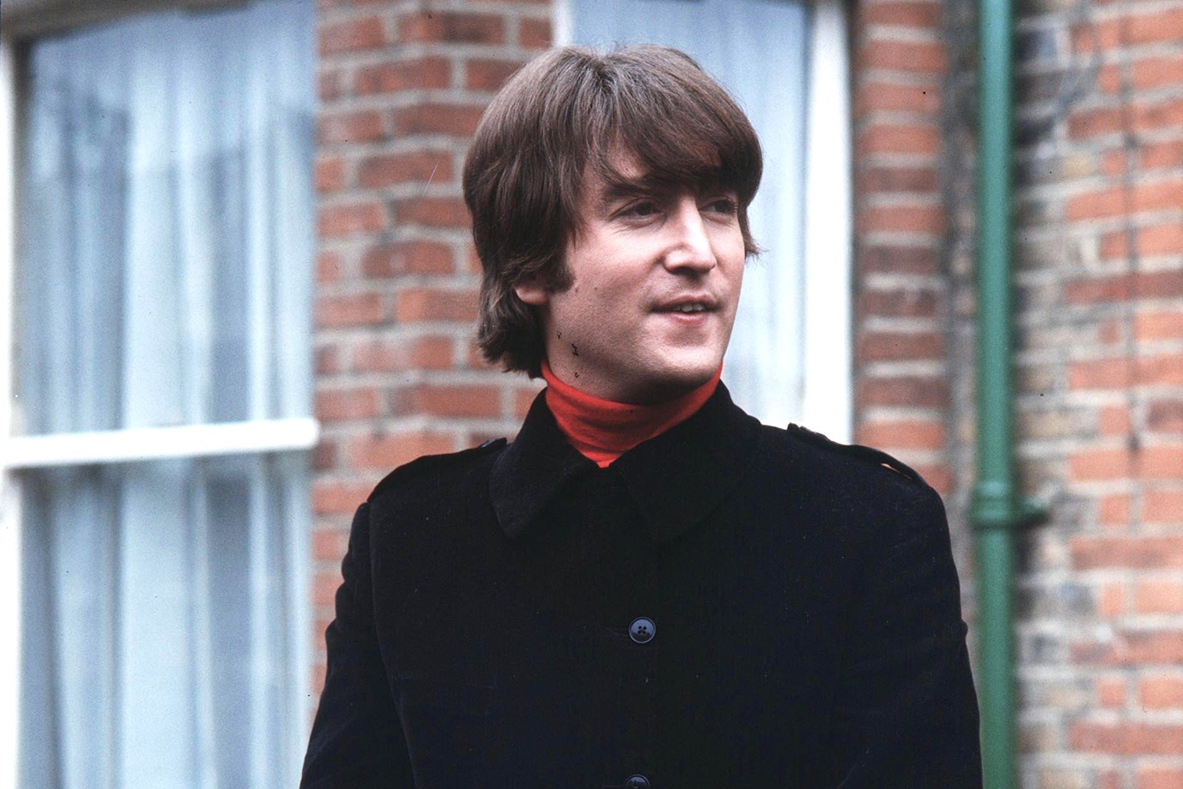 Mandatory Credit: Photo by Pierluigi Praturlon/Shutterstock (11453b) John Lennon in Ailsa Avenue, Twickenham The Beatles Filming 'Help' - 1965