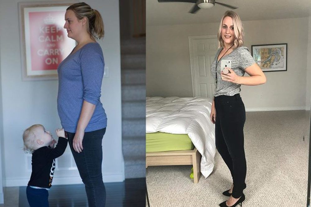 Weight loss transformations