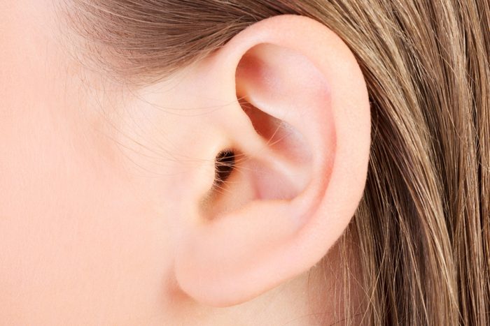 woman's ear