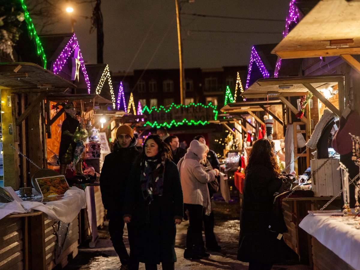Праздничные рынки - Village de Noel de Montreal