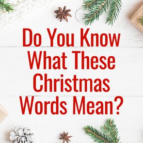 Christmas words trivia