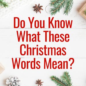 Christmas words trivia