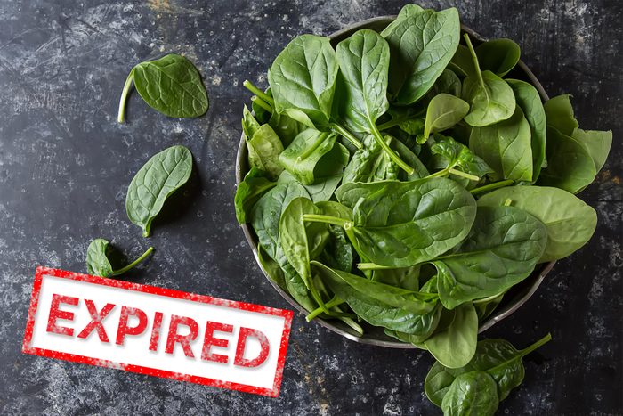 expiration dates - spinach