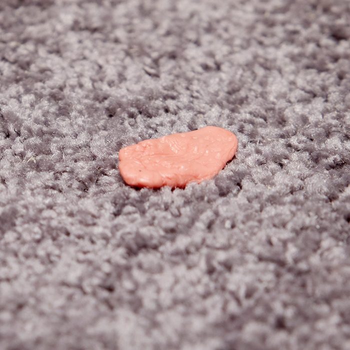 HH gum stuck in carpet