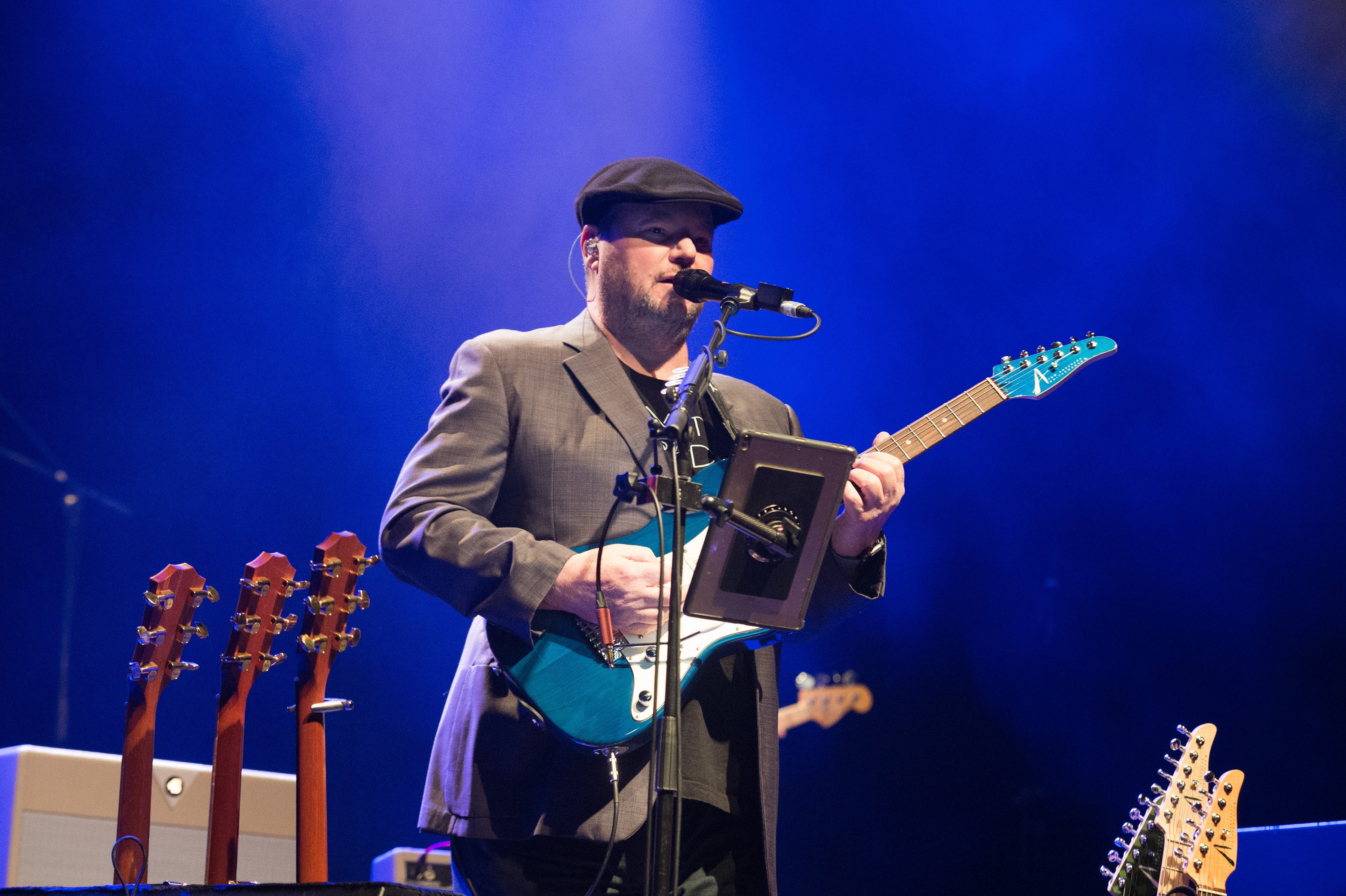 Christopher Cross performs at Le Trianon on November 18, 2018 in Paris, France.