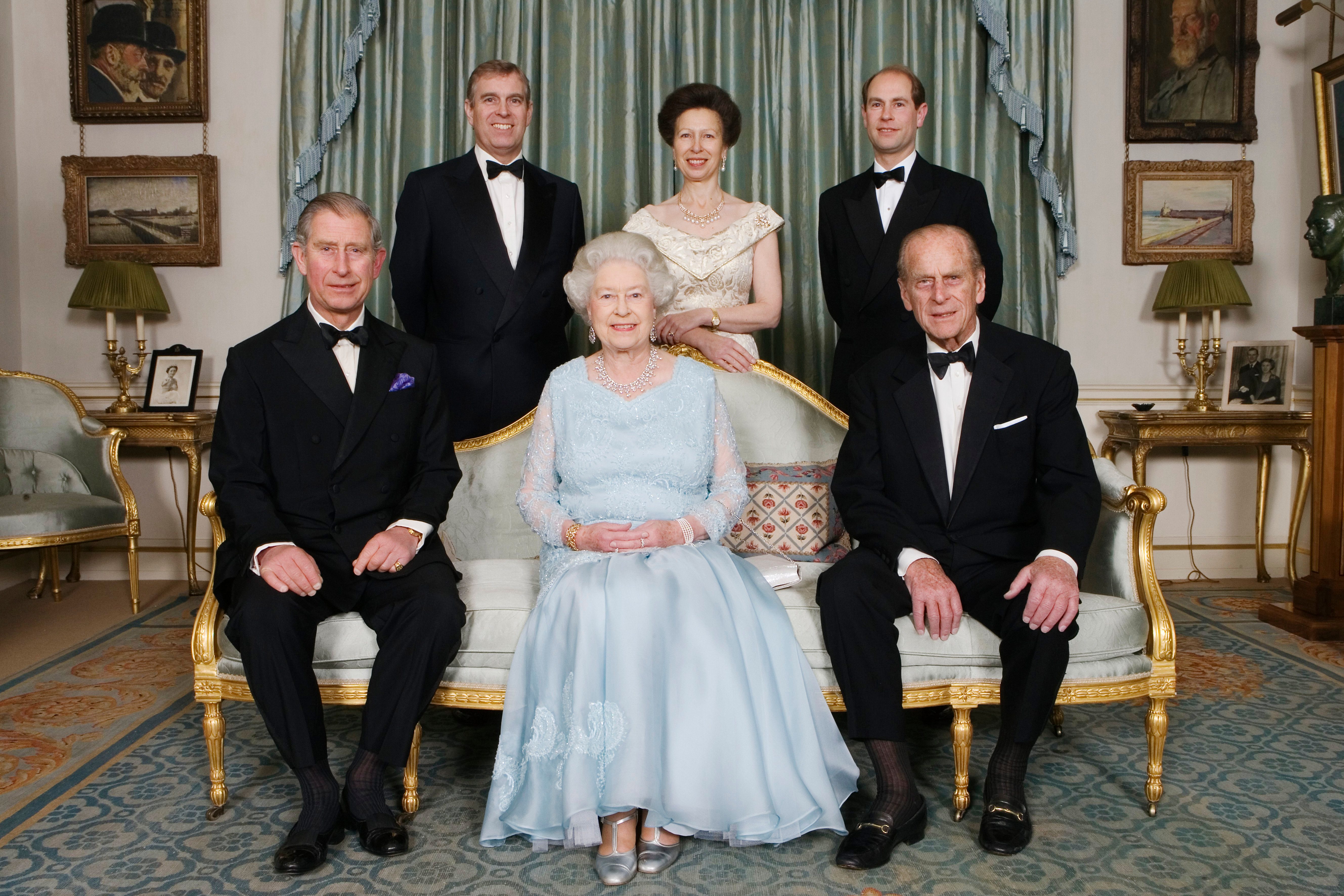 queen elizabeth and the royal immediate family