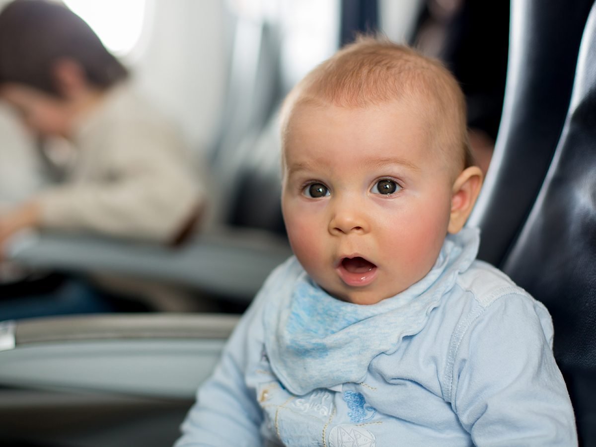 Aviation terms - baby on a plane