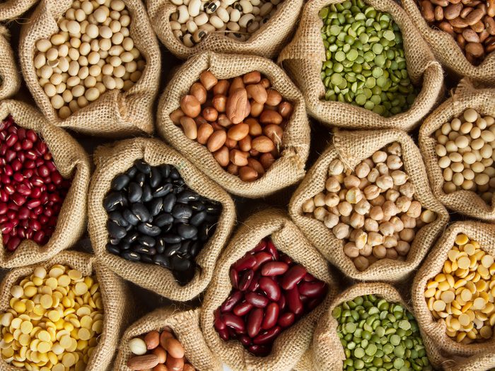 How to live to 100 - Bags of legumes