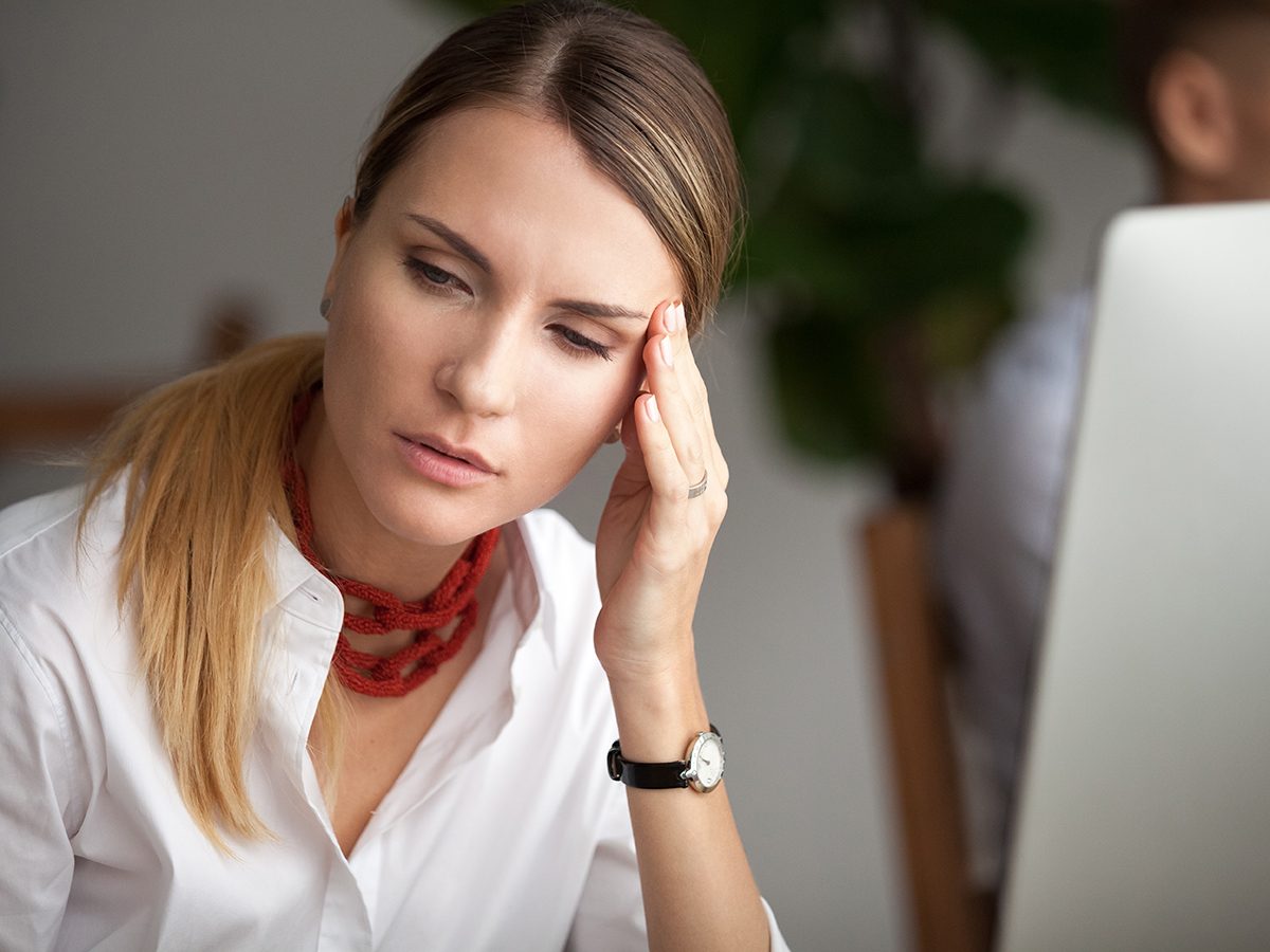 Medical trivia questions - woman with headache