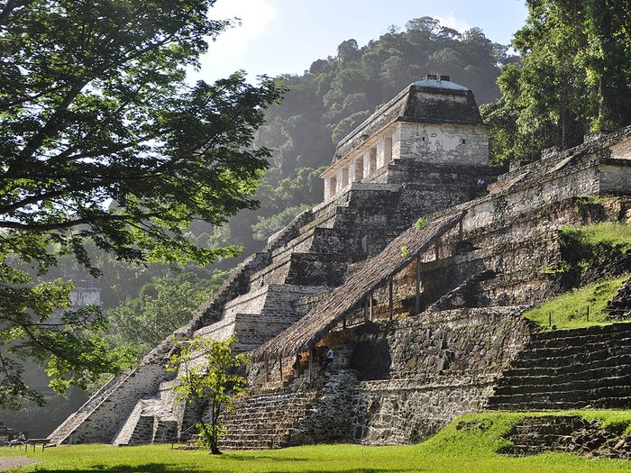 Ruins of Palenque in Mexico