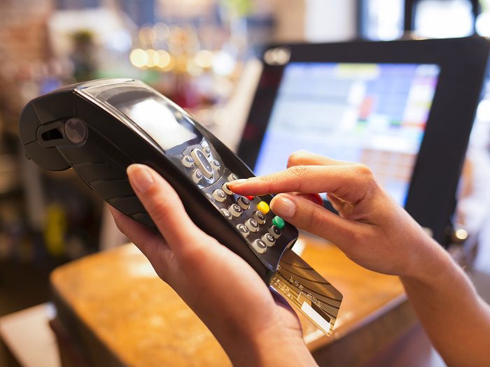Times you shouldn't use your debit card for payment - debit terminal
