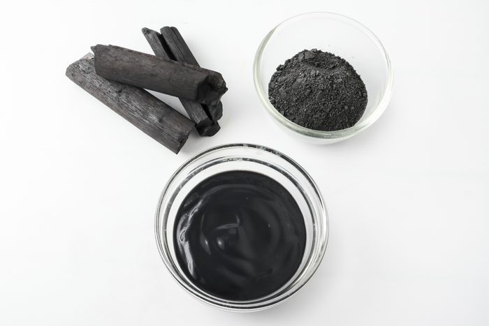 Activated charcoal powder and cream