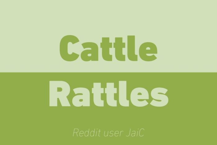 cattle rattles walkie talkie reddit