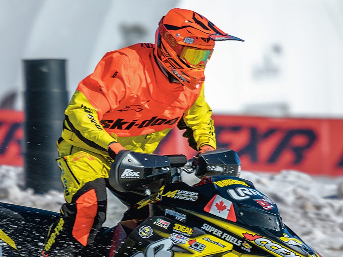 FXR Kawartha Cup Snowcross Race - snowmobile racer