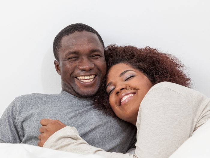 How to improve heart health - couple laughing