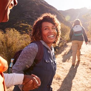 How to improve heart health - woman hiking