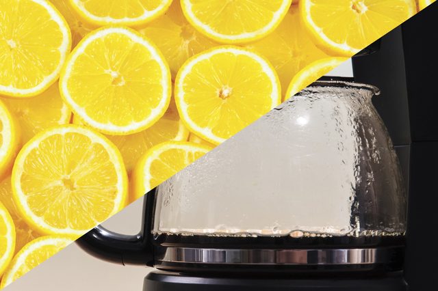 things to clean with lemons coffee pot