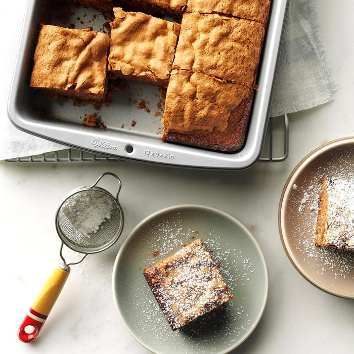 Hazelnut cake squares recipe