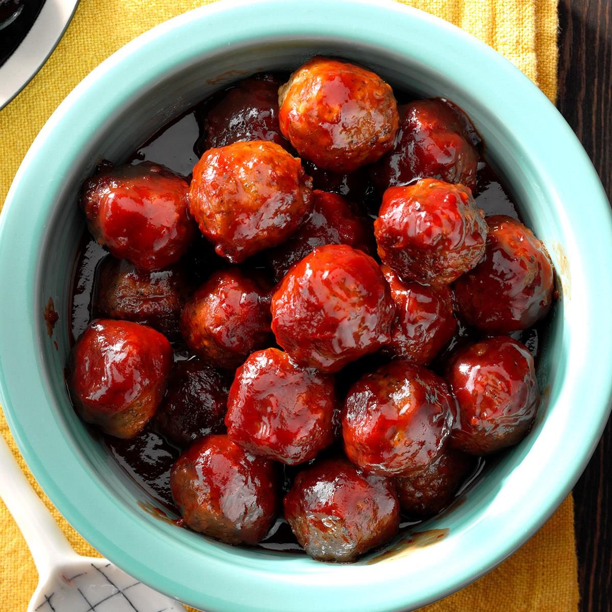 Chilled and jelly meatballs