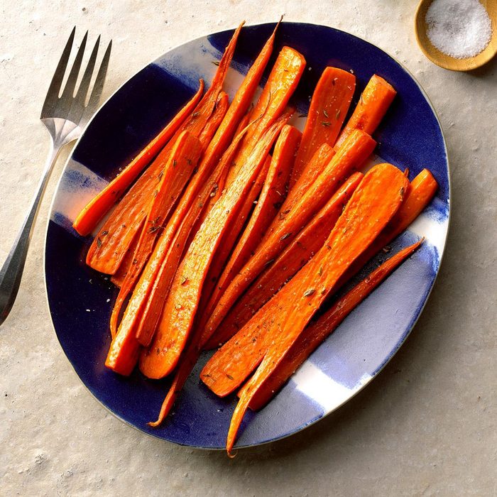 Roasted carrots with thyme recipe