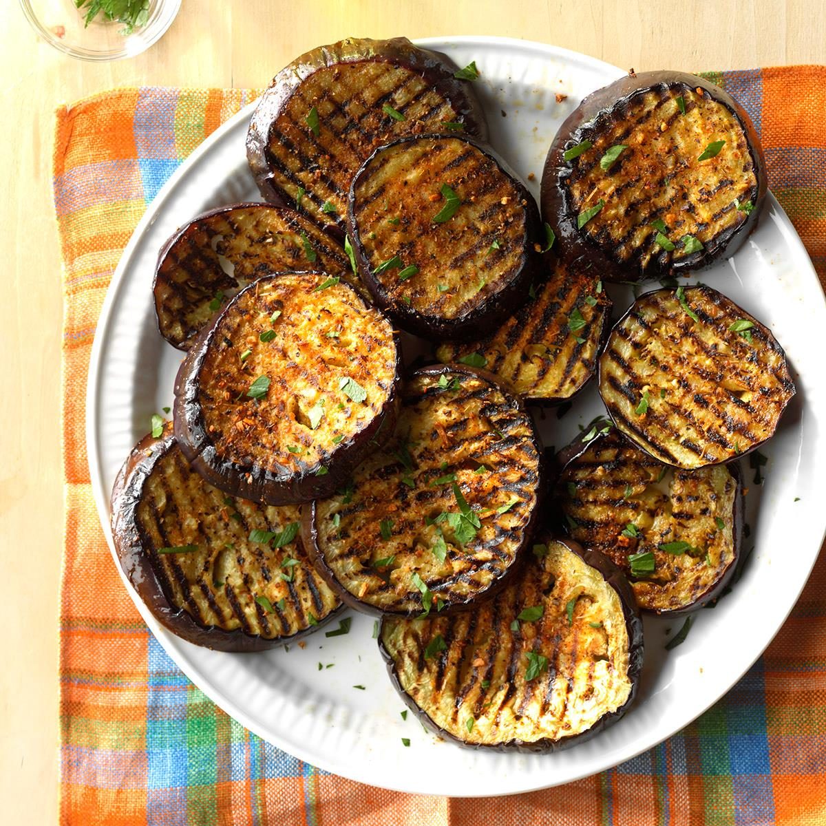 Spicy grilled eggplant recipe