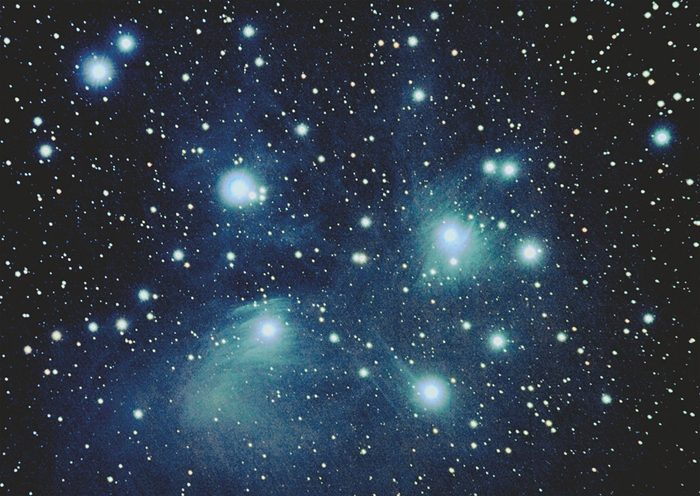 Astrophotography - Pleiades open star cluster