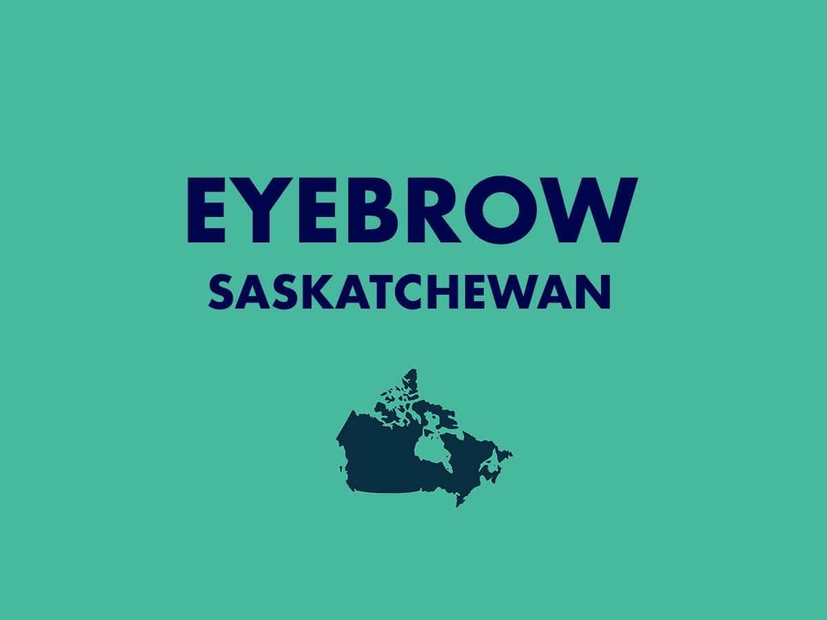 Funny Canadian town names - Eyebrow, Saskatchewan