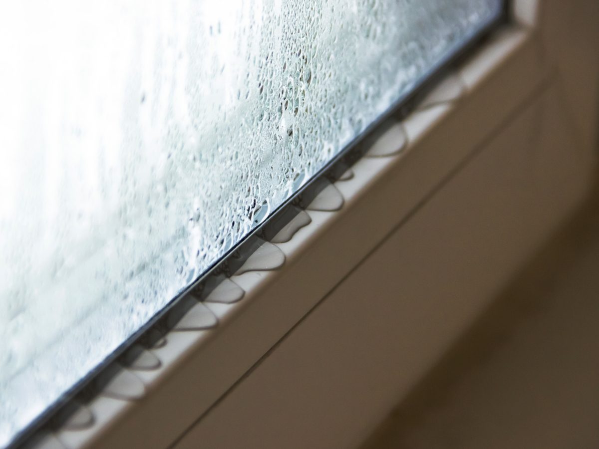 Condensation on bedroom window