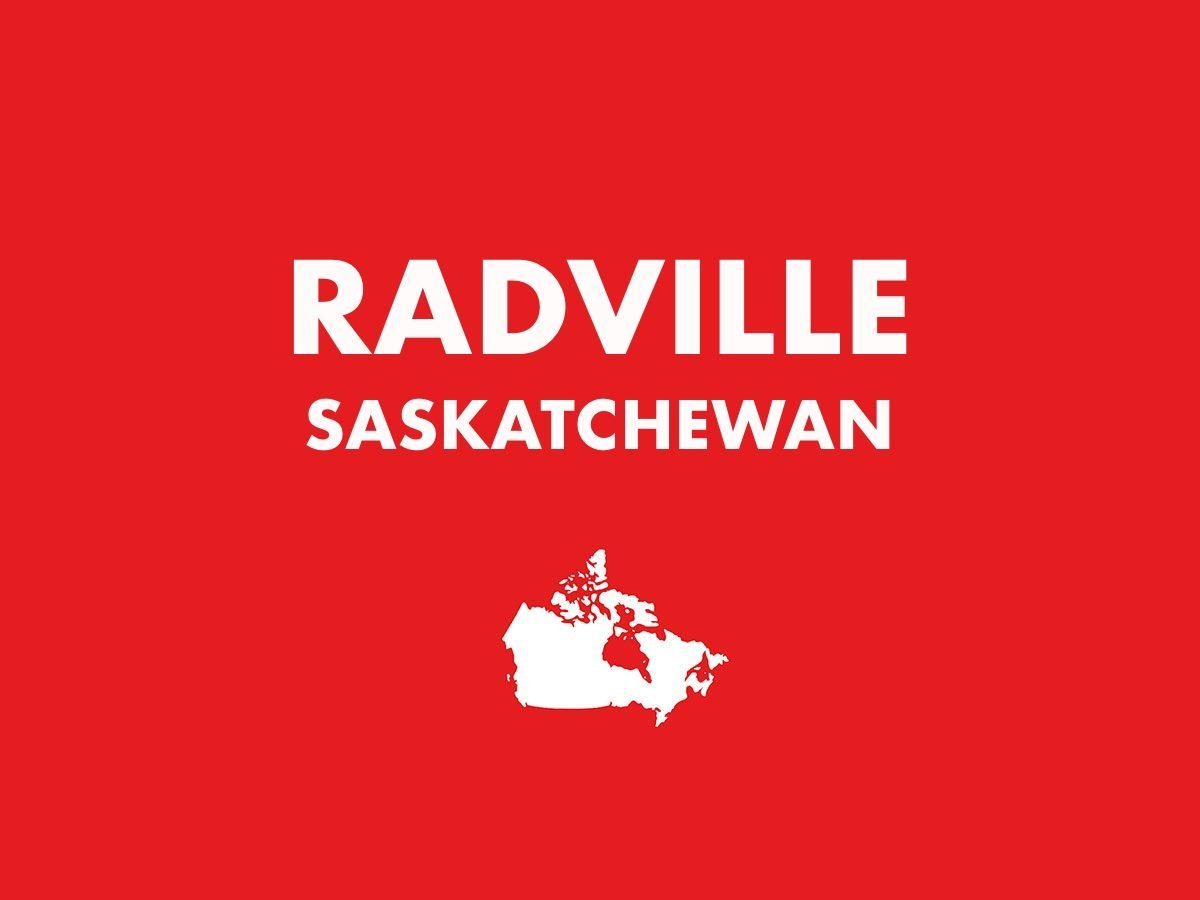 Funny Canadian town names - Radville, Saskatchewan