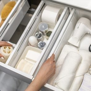 Things you should never store in the bathroom - organizing bathroom drawers