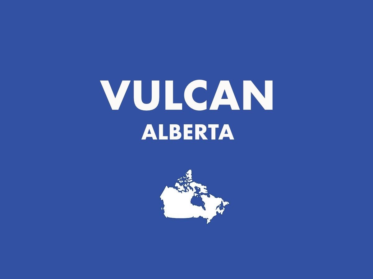 Funny Canadian town names - Vulcan, Alberta