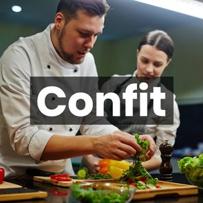 Cooking terms quiz - confit