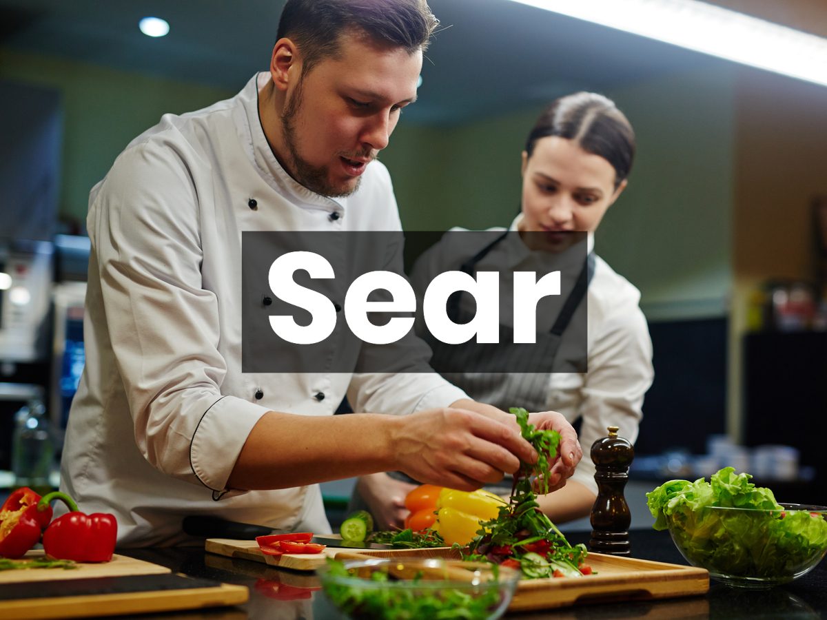 Cooking terms quiz - sear