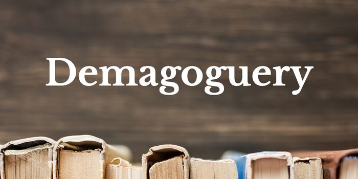 Word Power test - Demagoguery