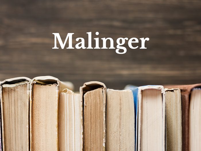 Word power test - Malinger