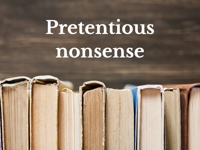 Word power test - Pretentious nonsense