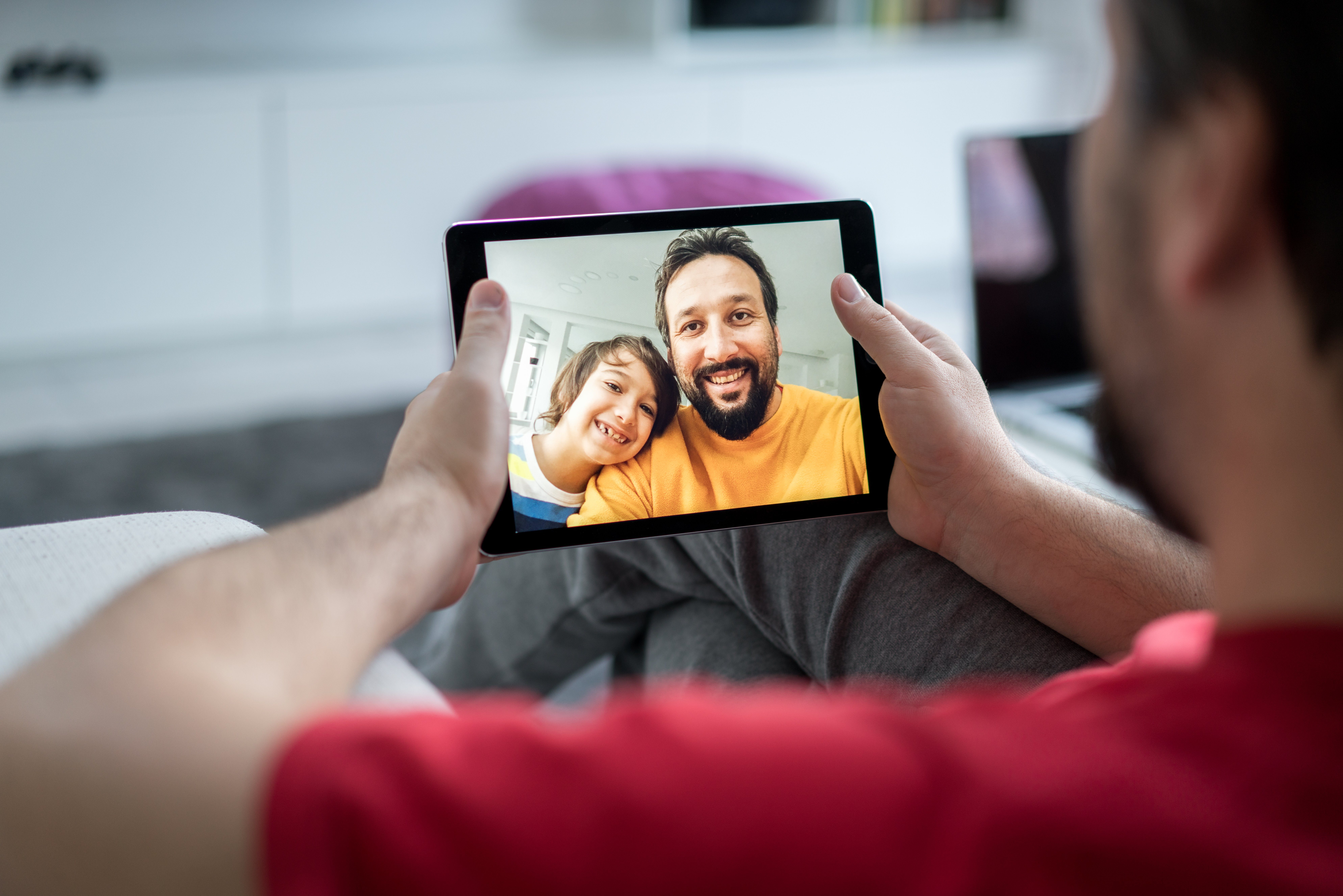 Tablet is the best for video chat with family