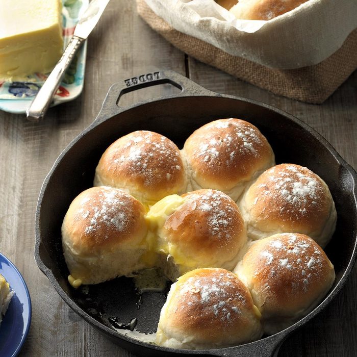 Easy bread recipe - Potato pan rolls
