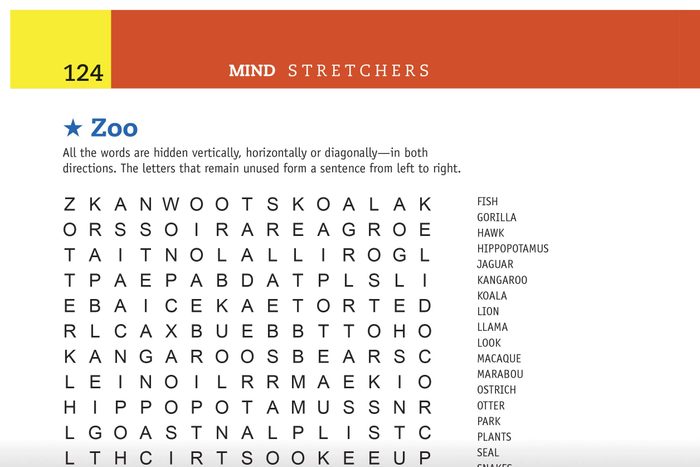 zoo word search preview
