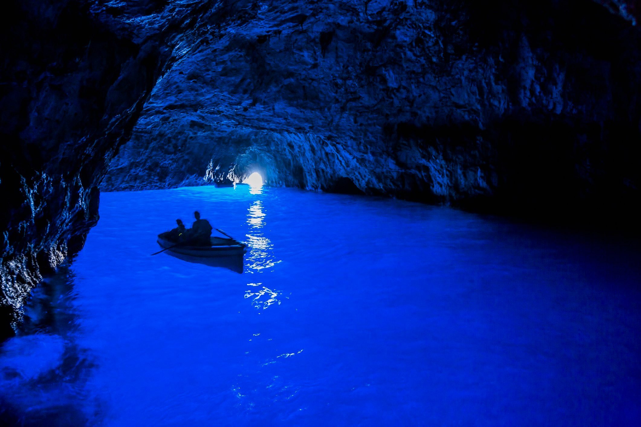 Capri Island, the Grotta Azzurra (Blue Grotto)