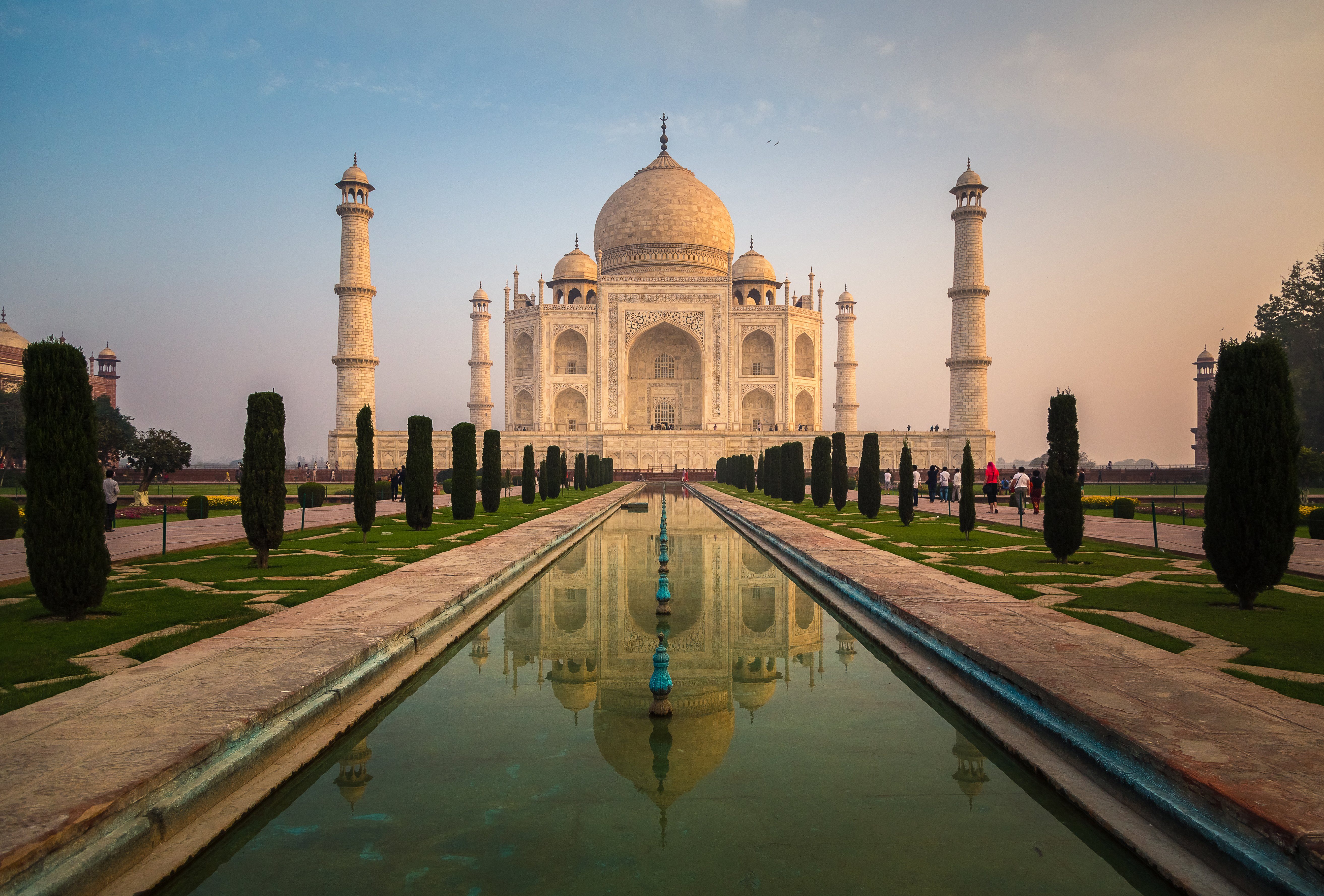 Taj Mahal at dawn