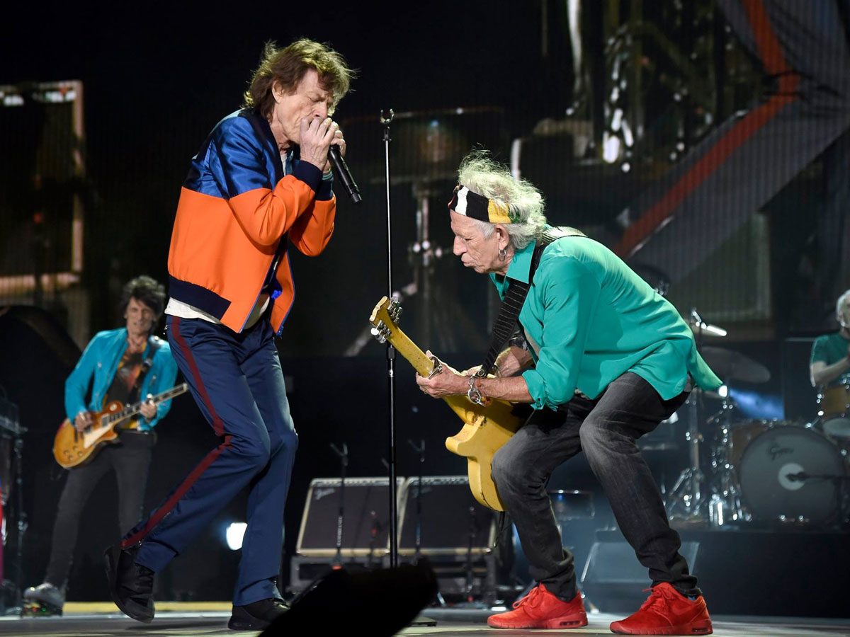Concert films: Mick Jagger and Keith Richards performing live in 2016