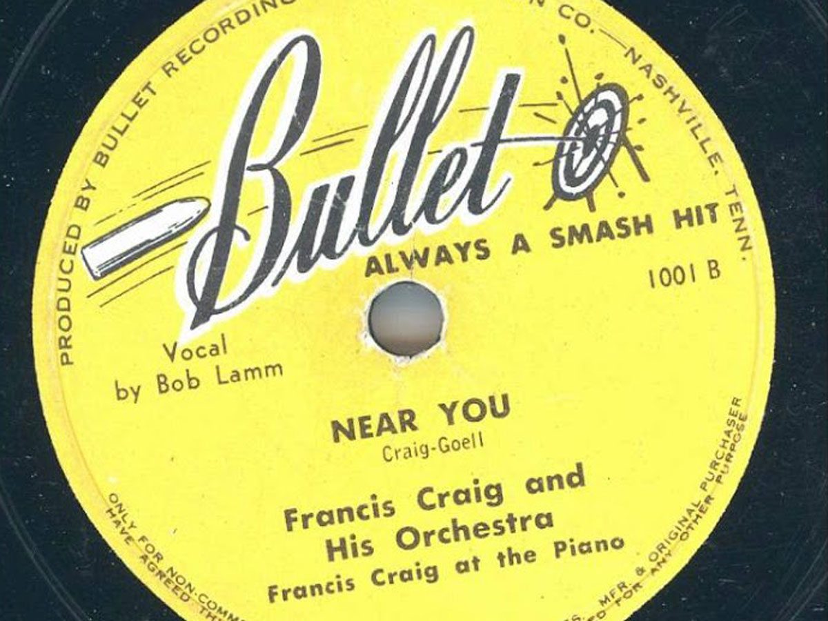 Most popular song: Francis Craig