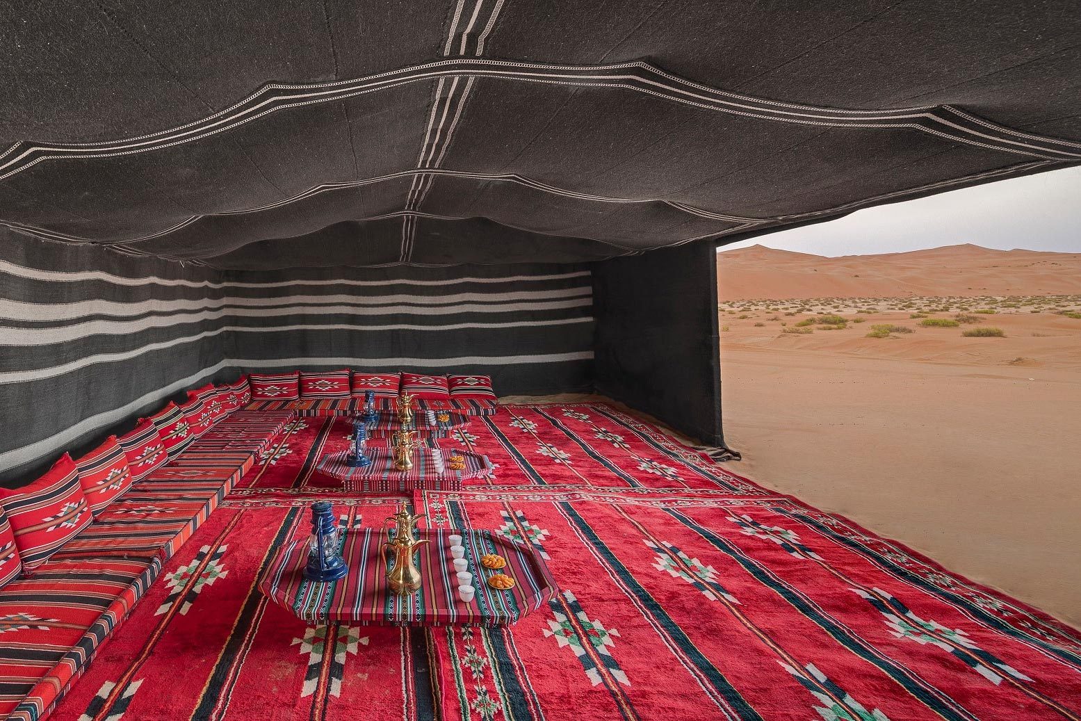 bedouin tent desert camp majilis