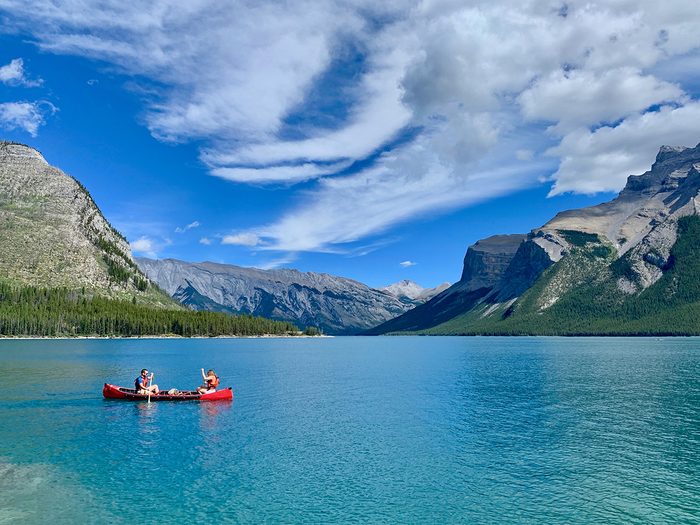 Things to do in Banff - Lake Minnewanka canoe trip