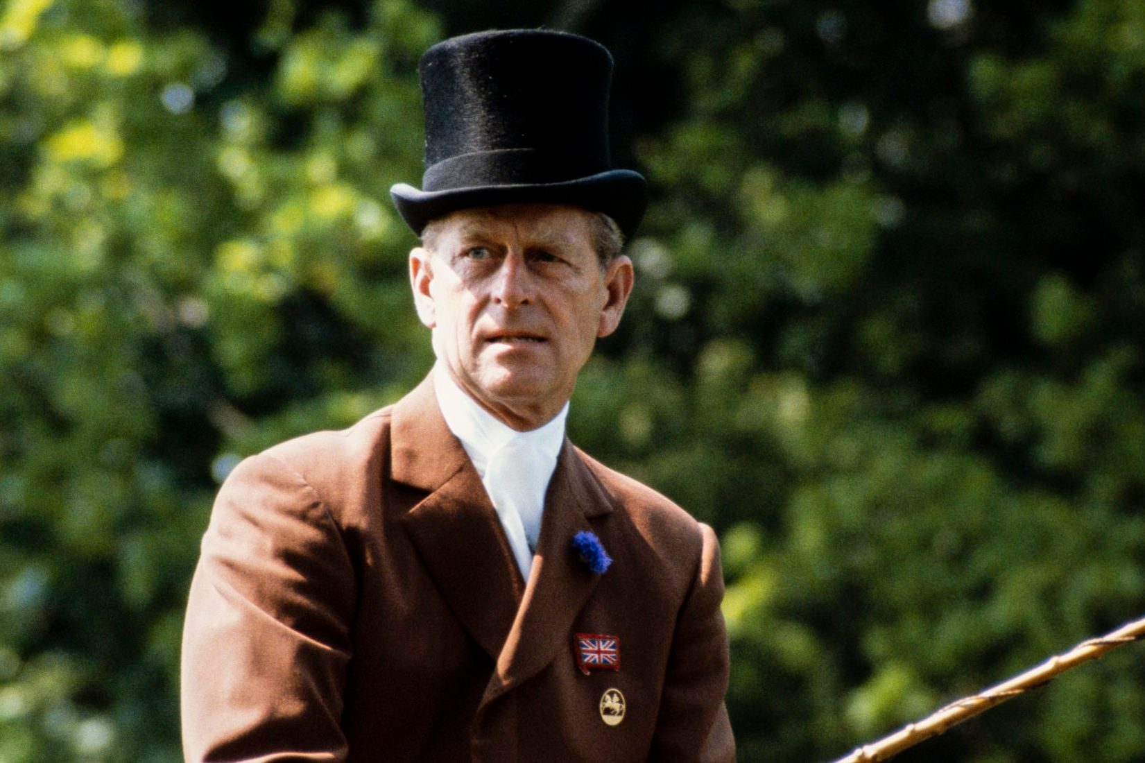 Prince Philip competes in the Carriage Driving section at the Windsor Horse Show