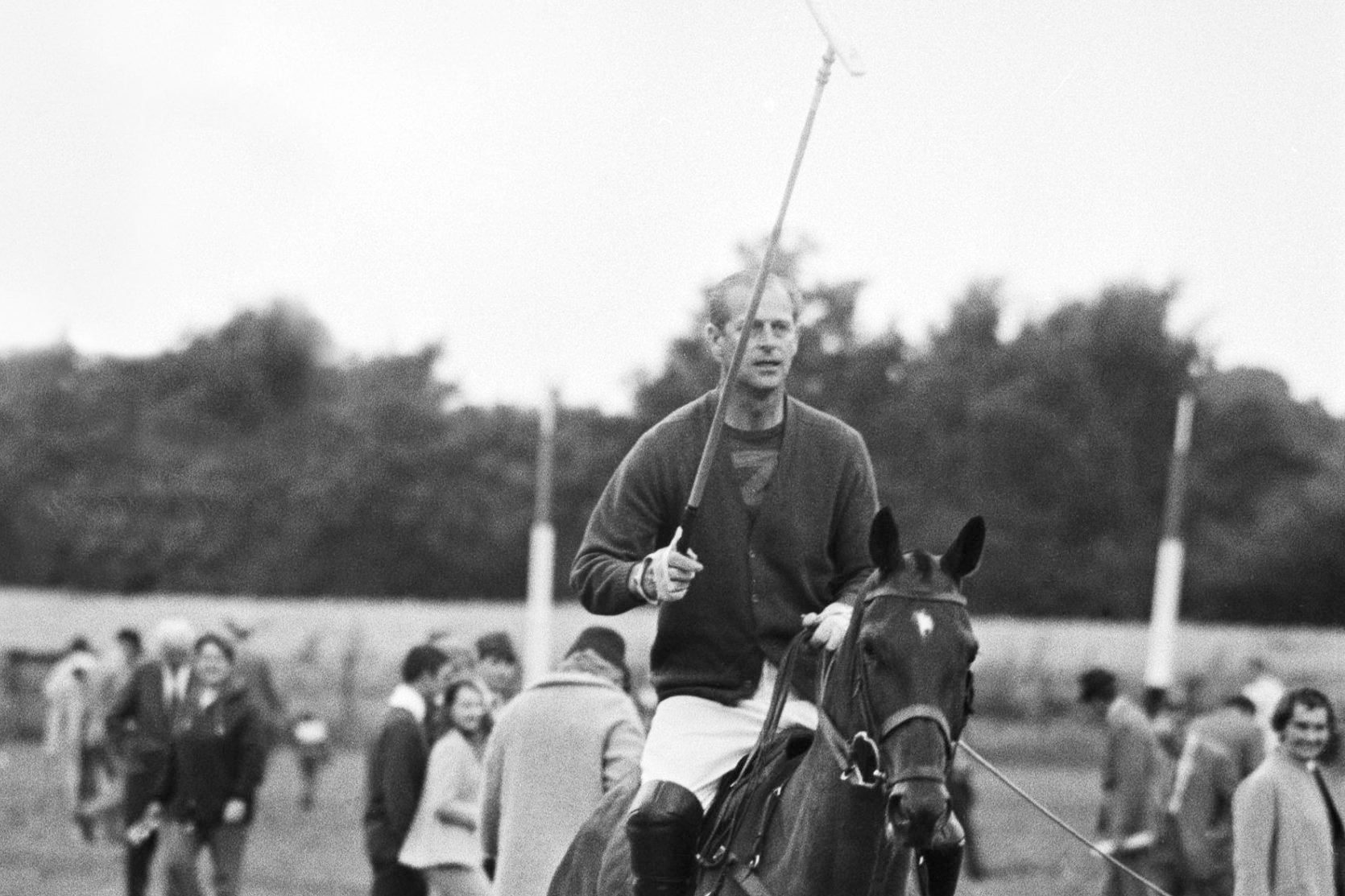 Prince Philip playing polo